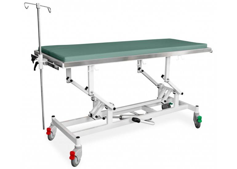 Veterinary exam table trolley GOLIAT SLVR